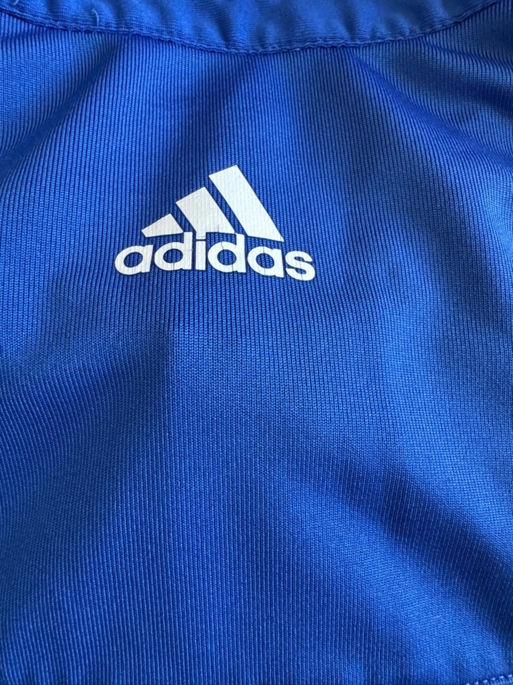 Adidas Men's Royal Blue Polo with White Piping, size Large - Picture 9 of 9